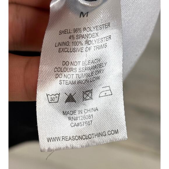 Reason Mens M Black White Jean-Michel Basquiat Graphic Pullover Hoodie NEW - Picture 4 of 4